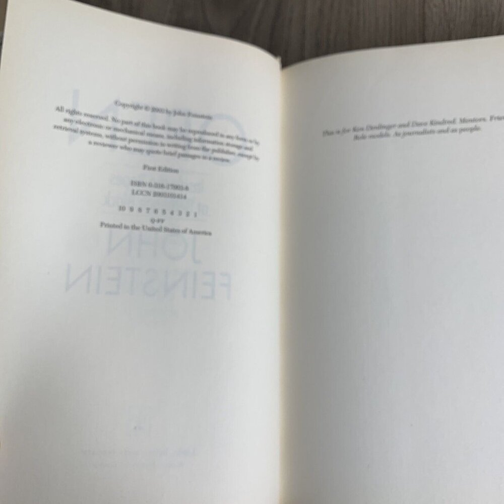 Open: Inside the Ropes at Bethpage Black by John Feinstein 2003 1st Ed HCDJ - Picture 8 of 9